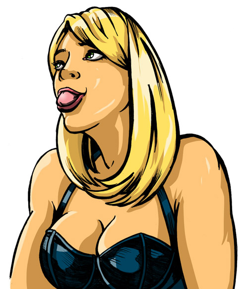 Sabrina finish for the comic creator's alliance 2011