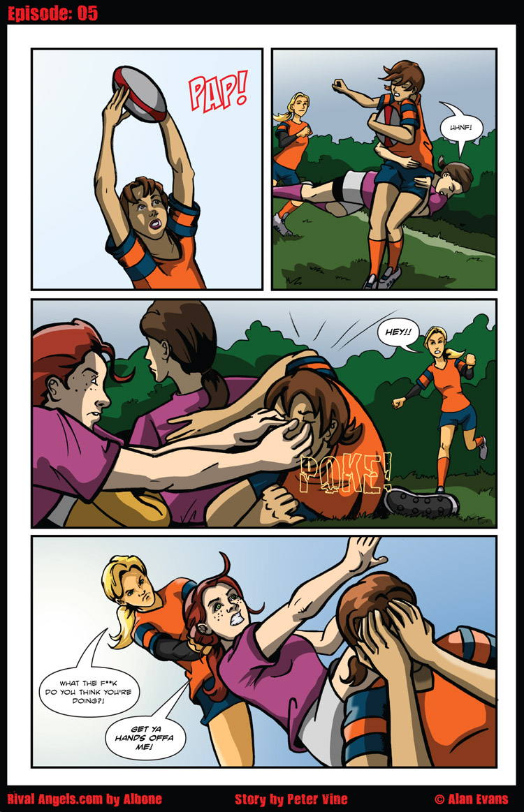 Sabrina's protectiveness of her friends and teammates is apparent at an early age. Sabrina's protectiveness of her friends and teammates is apparent at an early age.
